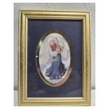 Small framed angel print