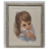 Framed "Northern Tissues Baby" print