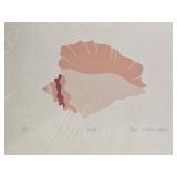 Signed Conch Print By Laura Robinson Werner