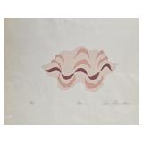 Signed Clam Print by Laura Robinson Werner