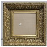 Square gold color photo frame
