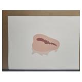 Nautical shell painting Artist unknown