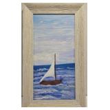 Framed oil on canvas by Laura Robinson