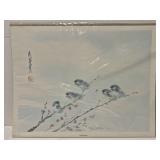 "Little Chirpers" print signed & numbered **