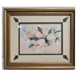 Small framed B Sumprail print