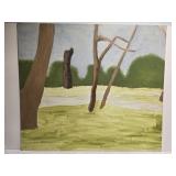 Unfinished Painting of Nature UNKNOWN ARTIST