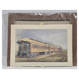 The Lightning Express Print by Currier & Ives