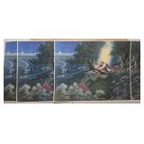 Lot of 4 prints of Jesus by sallman