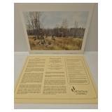 Maynard Reece "Hazy Day-Bobwhites" print