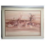 Signed Laura Robinson Werner Abstract Painting o