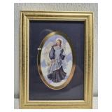 Framed small angel print
