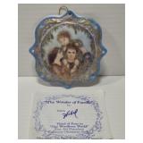 Edna Hibel "The Wonder of Family" ornament**