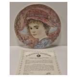 Edna Hibel porcelain "Giselle" plate #10561