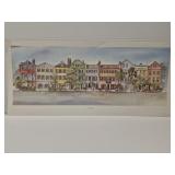 "Rainbow Row" Charleston, S.C. print by Fouche