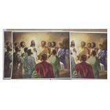 Lot of 5 prints of Jesus by Sallman