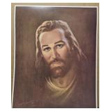 Sallman print of Jesus