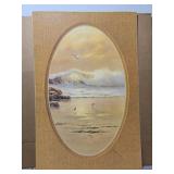 Blackman print on board