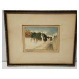 M.A. Trett Wall Garden in Bermuda painting