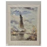 "The Unveiling of the Statue of Liberty" print **