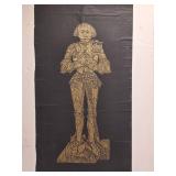 Gold Rubbing of British Knight Yeoman of the Crown