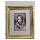 Small framed print of Jesus Christ