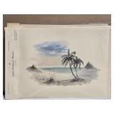 Lot of 22 Florida Vignettes Laura Robinson Werner