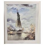 Unveiling of Statue of Liberty Edward Moran Print