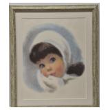 Framed "Northern Tissues Baby" print