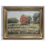 Framed oil on canvas by Laura Robinson