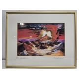 Signed Bracha Lavee "Mount Simai" print