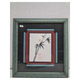 Framed Asian style print