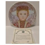 Edna Hibel porcelain "Gerald" plate #10064/19,500
