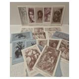 Collection of Edna Hibel Lithograph art samples