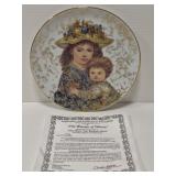 Edna Hibel "The Wonder of Nature" plate #392/500