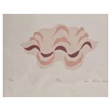 Signed Clam Print by Laura Robinson Werner