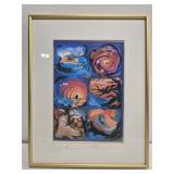 Signed Bracha Lavee "The Creation" print