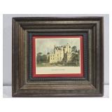 Framed print on plastic of Glammis Castle