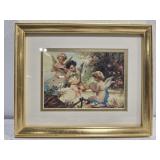 Small framed angel print