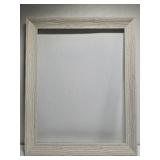 White wood picture frame
