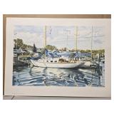 Terry Rodgers boat print
