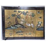 Chinese Coromandel lacquer wall hanging screen *