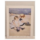 Cassatt On The Beach Print By Mary Cassatt