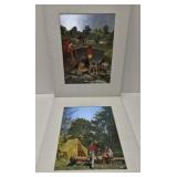 Vintage holographic Dufex prints