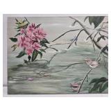 Oil on canvas painting