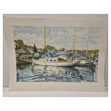 7 copies of sailboats prints by Terry Rodgers