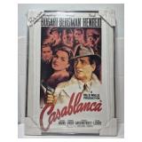 Framed "Casablanca" print