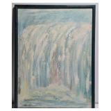 Signed Laura Robinson Werner Painting on Canvas