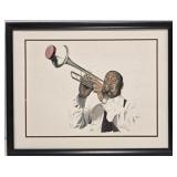 Tom McKinney Print of Trumpet Player