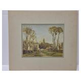 "Entrance to the Village of Voisins" print **