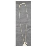 Sterling silver Hershey kiss necklace